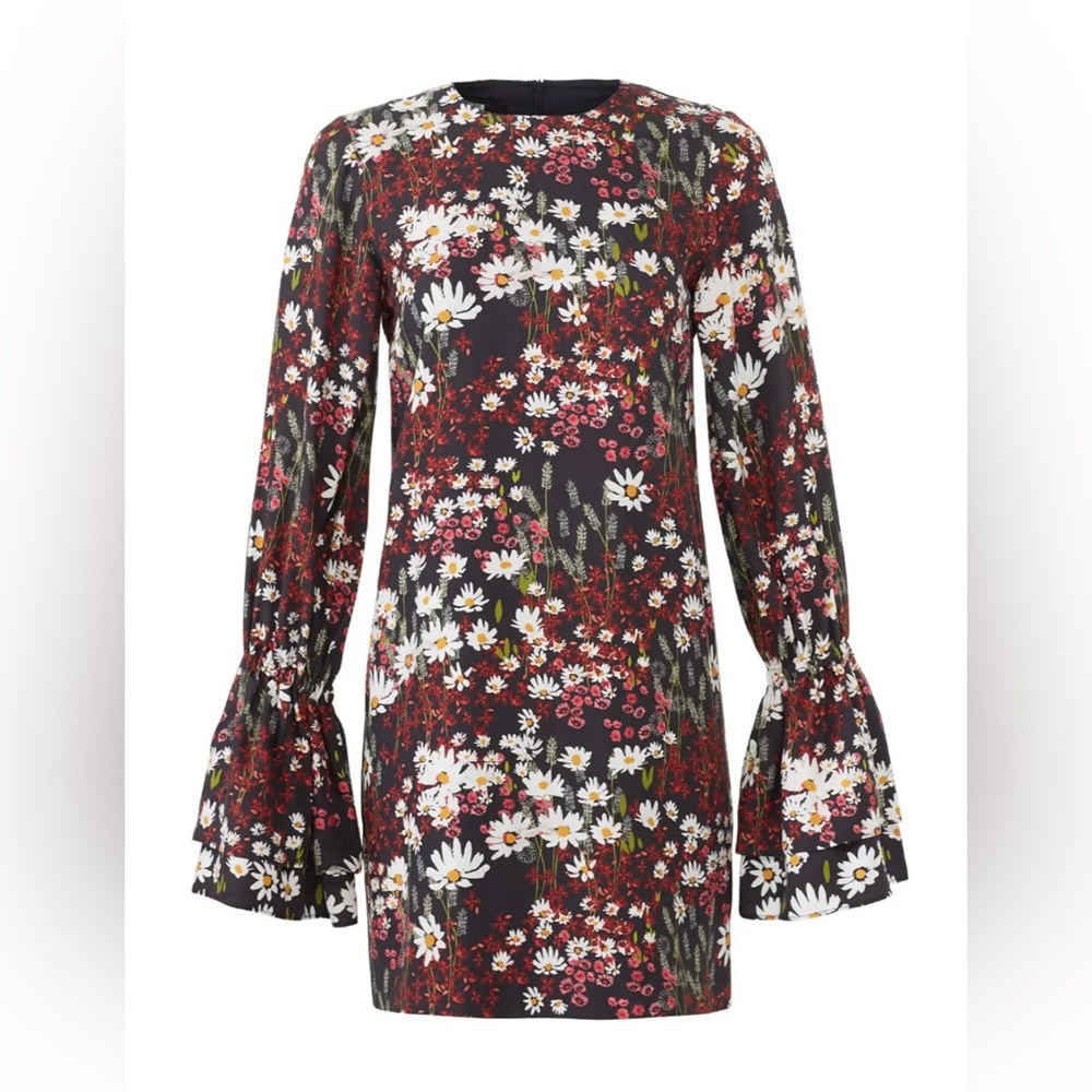 MOTHER OF PEARL Wild Meadow Morgan Dress in Daisy Floral Print